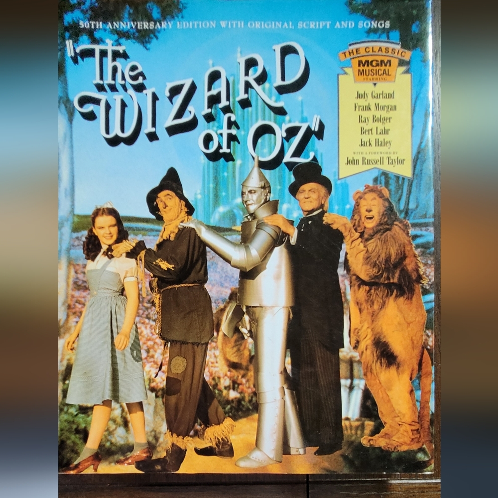 Vintage 50th Anniversary Book, Original Scripts and Songs for The Wizard of Oz